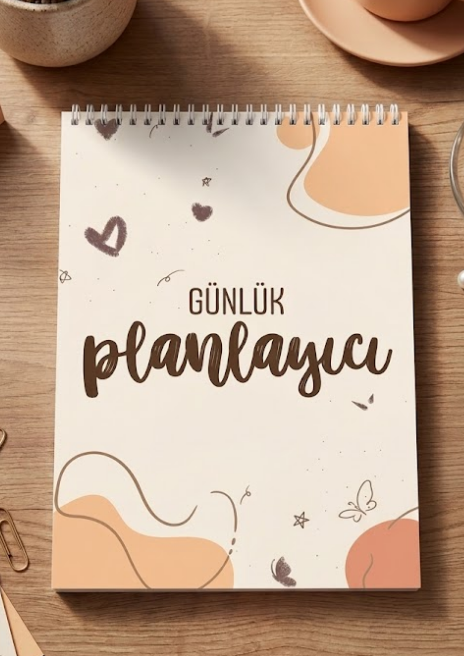 1 Spiralli Boho Günlük Planlayıcı - Görsel 1