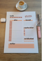 Pastel Ahenk Günlük Planlayıcı